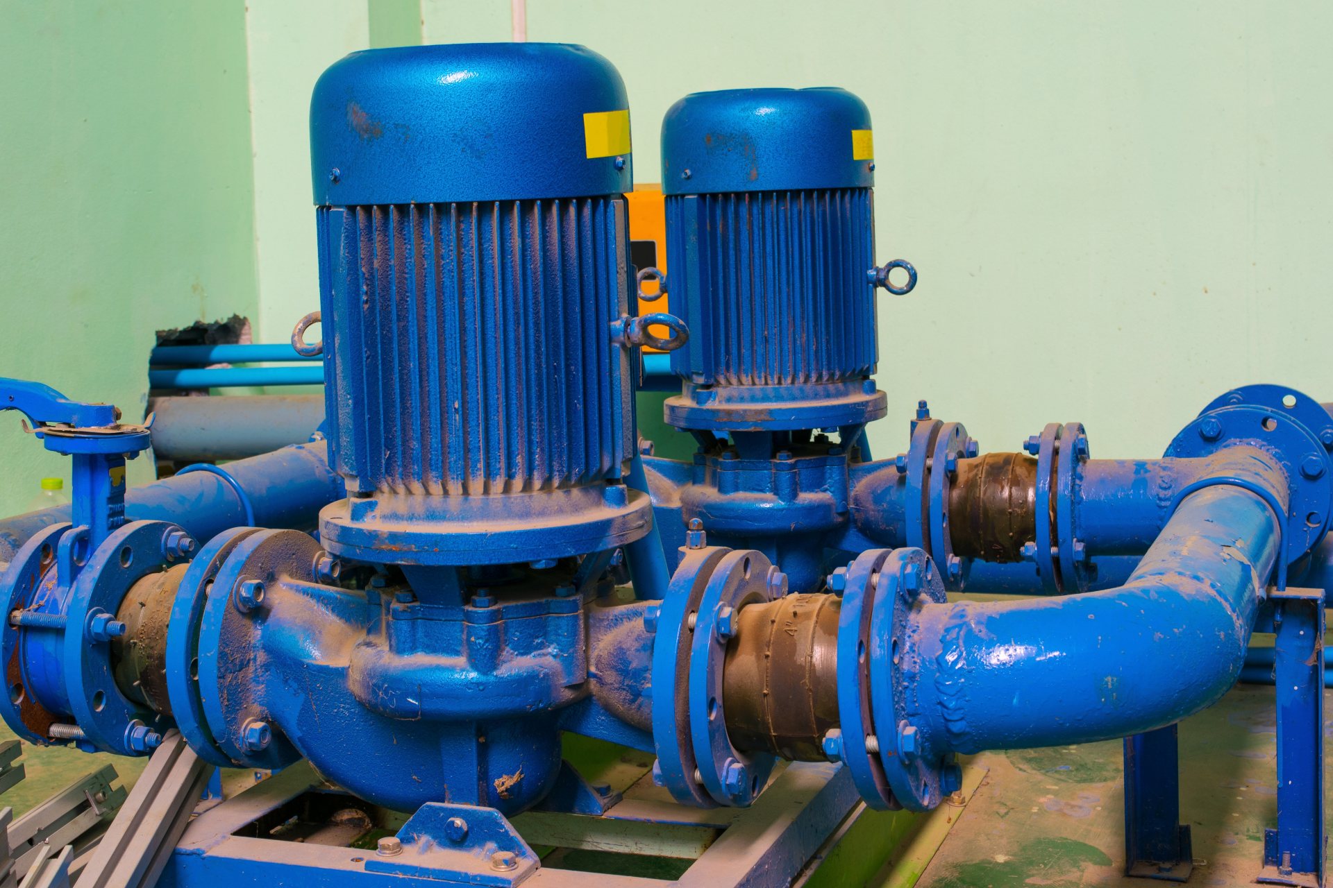 Pumps supplied